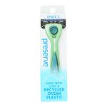 Preserve - Razor Popi Shave 5 Green - Case of 6-1 CT