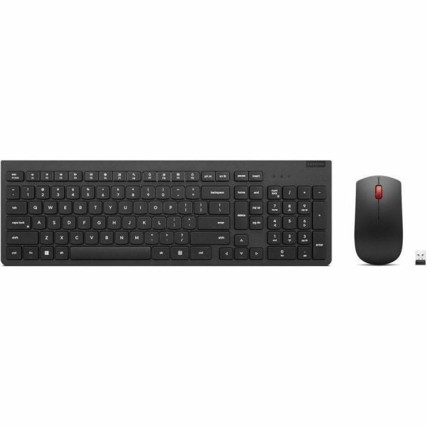 Lenovo Essential Wireless Keyboard & Mouse Combo, Gen 2 - Black - Image 4