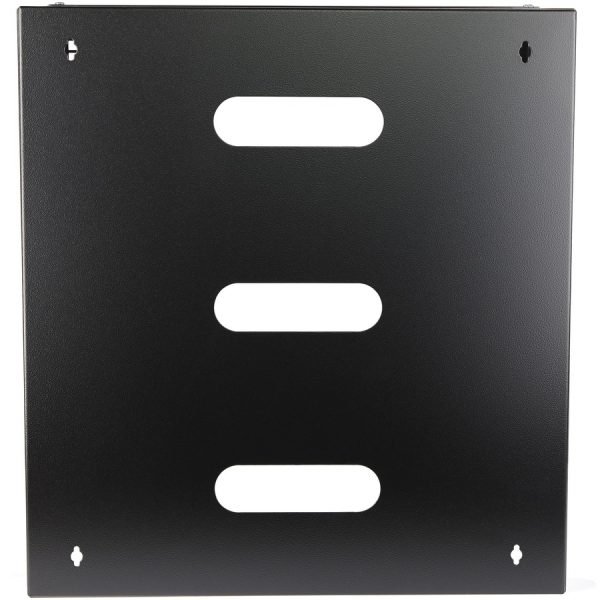StarTech.com 12U Wall Mount Rack, 14in Deep, 19 inch Wall Mount Network Rack, Wall Mounting Patch Panel Bracket for Switch/IT Equipment - Image 4