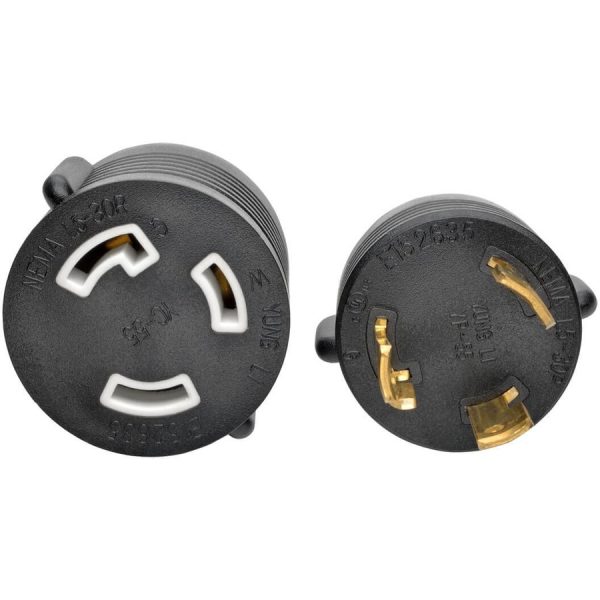 Eaton Tripp Lite Series Power Extension Cord, NEMA L5-30P to NEMA L5-30R- Heavy-Duty, 30A, 125V, 10 AWG, 10 ft. (3.05 m), Black, Locking Connectors - Image 3