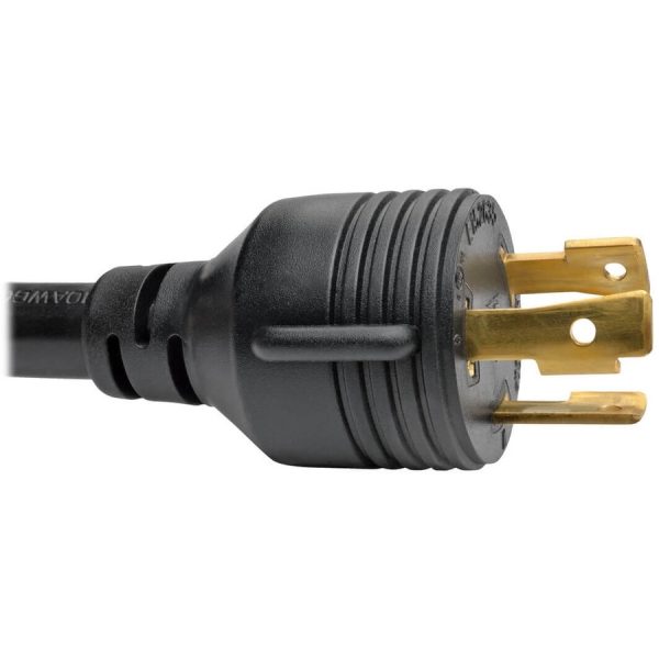 Eaton Tripp Lite Series Power Extension Cord, NEMA L5-30P to NEMA L5-30R- Heavy-Duty, 30A, 125V, 10 AWG, 10 ft. (3.05 m), Black, Locking Connectors - Image 4
