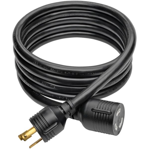 Eaton Tripp Lite Series Power Extension Cord, NEMA L5-30P to NEMA L5-30R- Heavy-Duty, 30A, 125V, 10 AWG, 10 ft. (3.05 m), Black, Locking Connectors - Image 8