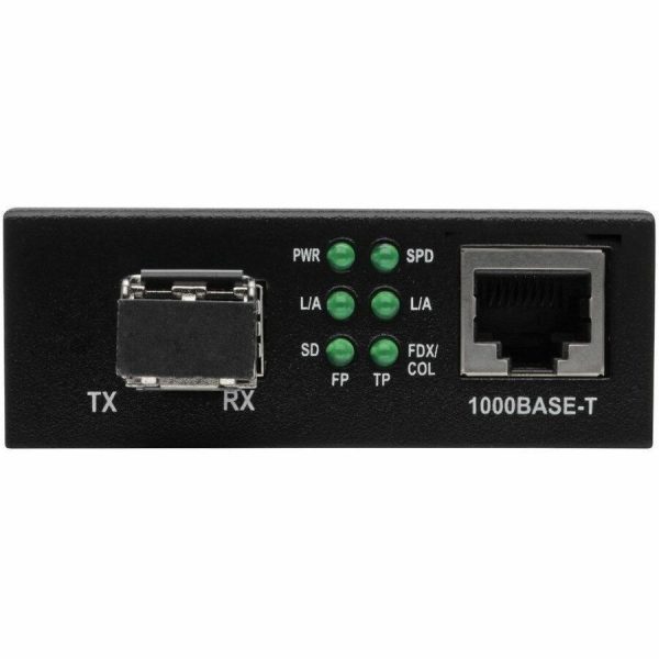 Eaton Tripp Lite Series Gigabit Multimode Fiber to Ethernet Media Converter, 10/100/1000 LC, International Power Supply, 850 nm, 550M (1804.46 ft.) - Image 2