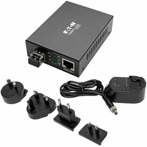 Eaton Tripp Lite Series Gigabit Multimode Fiber to Ethernet Media Converter, 10/100/1000 LC, International Power Supply, 850 nm, 550M (1804.46 ft.) - Image 8