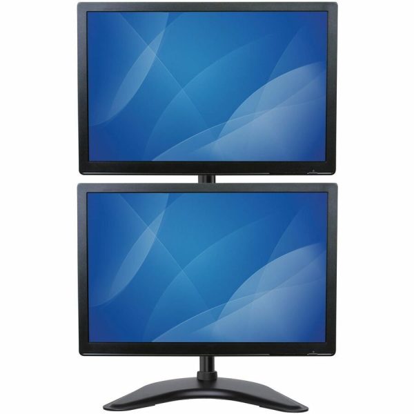 StarTech.com Vertical Dual Monitor Stand, Heavy Duty Steel, Monitors up to 27" (22lb/10kg), Vesa Monitor, Computer Monitor Stand - Image 5