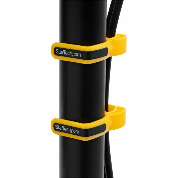 StarTech.com Vertical Dual Monitor Stand, Heavy Duty Steel, Monitors up to 27" (22lb/10kg), Vesa Monitor, Computer Monitor Stand - Image 6