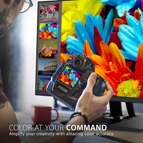 ViewSonic VP3256-4K 32 Inch 4K UHD IPS Ergonomic Monitor with Ultra-Thin Bezels, Color Accuracy, Pantone Validated, 60W USB C - Image 2