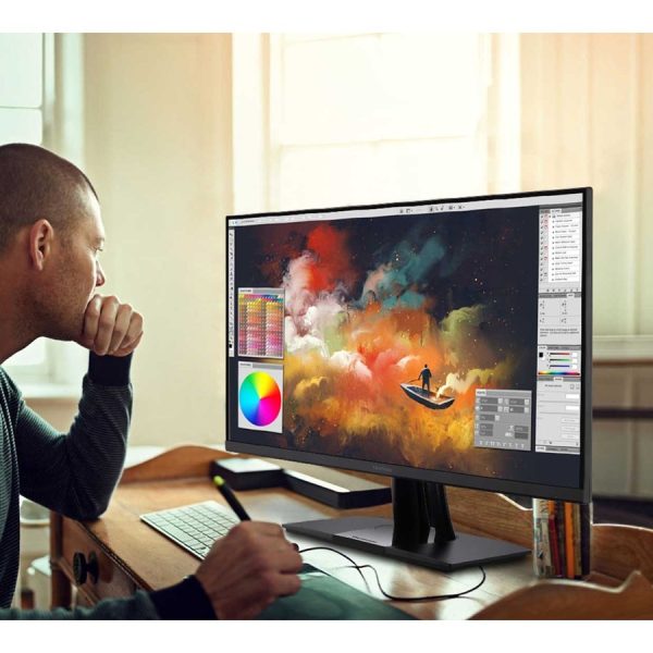 ViewSonic VP3256-4K 32 Inch 4K UHD IPS Ergonomic Monitor with Ultra-Thin Bezels, Color Accuracy, Pantone Validated, 60W USB C - Image 5