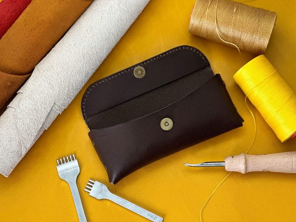 Leather Glasses Case Eyeglass Case Sunglass Case Genuine Leather Slim Glasses Case for Men and Women - Image 6