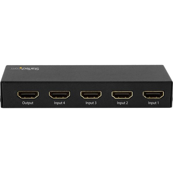 StarTech.com 4 Port HDMI Switch - 4K 60Hz - Supports HDCP - IR - HDMI Selector - HDMI Multiport Video Switcher - HDMI Switcher - Image 4