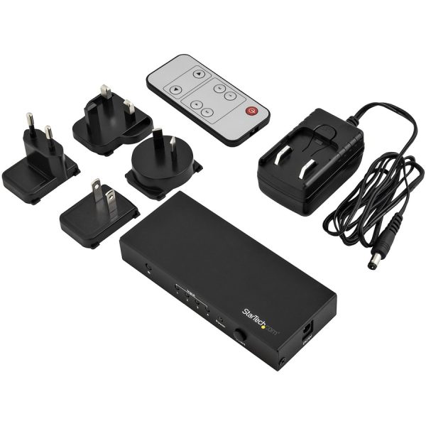 StarTech.com 4 Port HDMI Switch - 4K 60Hz - Supports HDCP - IR - HDMI Selector - HDMI Multiport Video Switcher - HDMI Switcher - Image 5