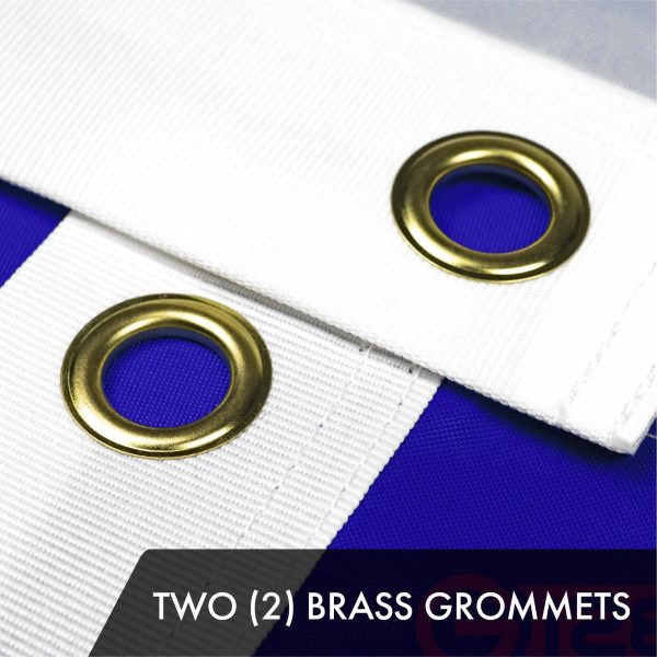 G128 2 Pack: Christian Flag | 4x6 Ft | ToughWeave Series Embroidered 300D Polyester | Religious Flag, Embroidered Design, Indoor/Outdoor, Brass Grommets - Image 2