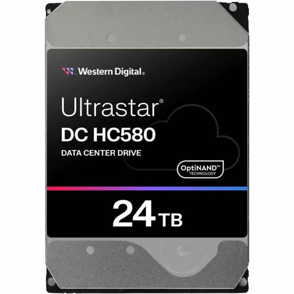 WD Ultrastar DC HC580 0F62802 24 TB Hard Drive - 3.5" Internal - SAS (12Gb/s SAS) - Conventional Magnetic Recording (CMR) Method - Image 2
