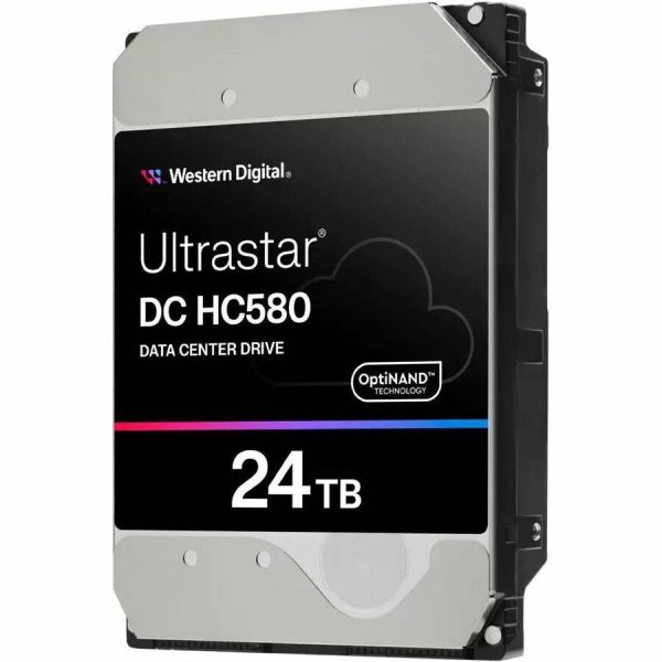 WD Ultrastar DC HC580 0F62802 24 TB Hard Drive - 3.5" Internal - SAS (12Gb/s SAS) - Conventional Magnetic Recording (CMR) Method - Image 3