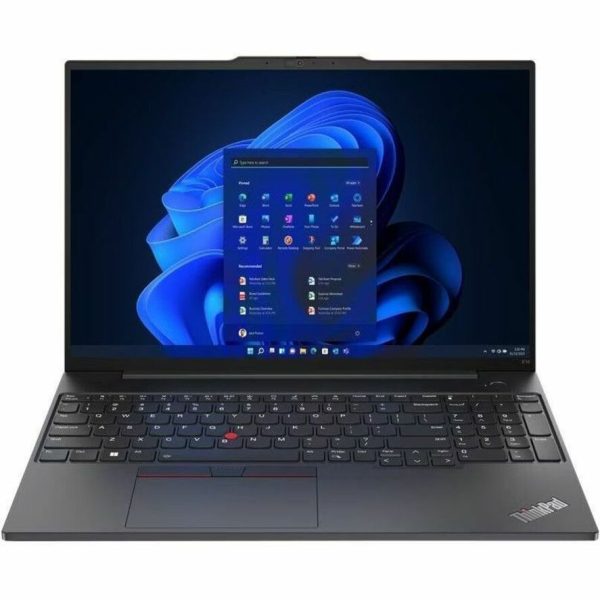 Lenovo ThinkPad E16 Gen 1 21JN003XUS 16" Touchscreen Notebook - WUXGA - Intel Core i7 13th Gen i7-1355U - 16 GB - 512 GB SSD - English Keyboard - Graphite Black - Image 4
