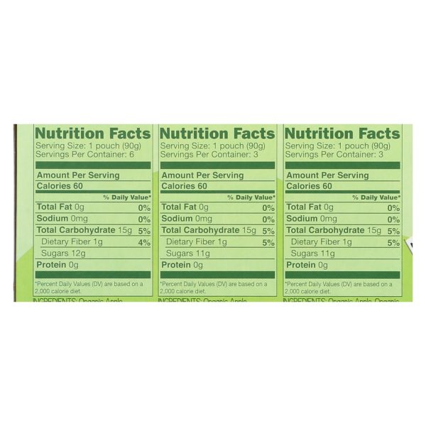 Gogo Squeez Gogo - Applesauce - Organic - Variety - Case of 6 - 12/3.2oz - Image 2