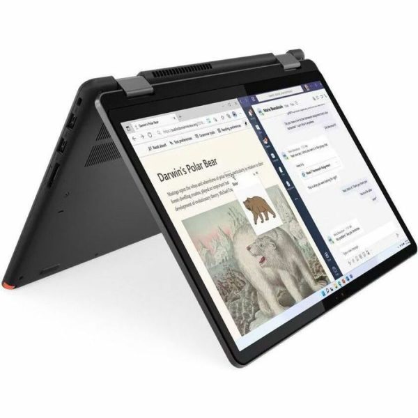 Lenovo 13w Yoga Gen 2 82YR0009US 13.3" Touchscreen Convertible 2 in 1 Notebook - WUXGA - AMD Ryzen 5 7530U - 8 GB - 256 GB SSD - English (US) Keyboard - Thunder Black - Image 6