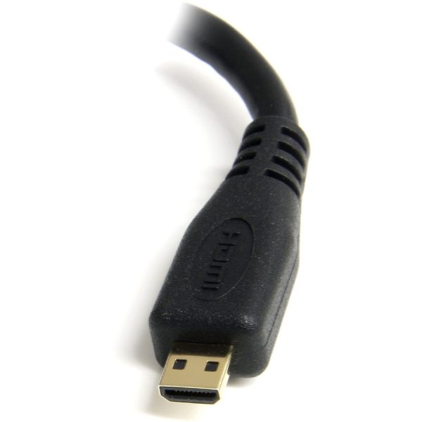 StarTech.com Micro HDMI to HDMI Adapter Dongle, 4K High Speed Micro HDMI to HDMI Converter, Micro HDMI Type-D Device to HDMI TV/Display - Image 3