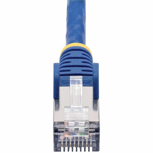 StarTech.com 10ft Blue CAT8 Ethernet Cable, Snagless RJ45, 25G/40G 2000MHz, 100W PoE, S/FTP, 26AWG Pure Bare Copper, LSZH Network Patch Cord - Image 4