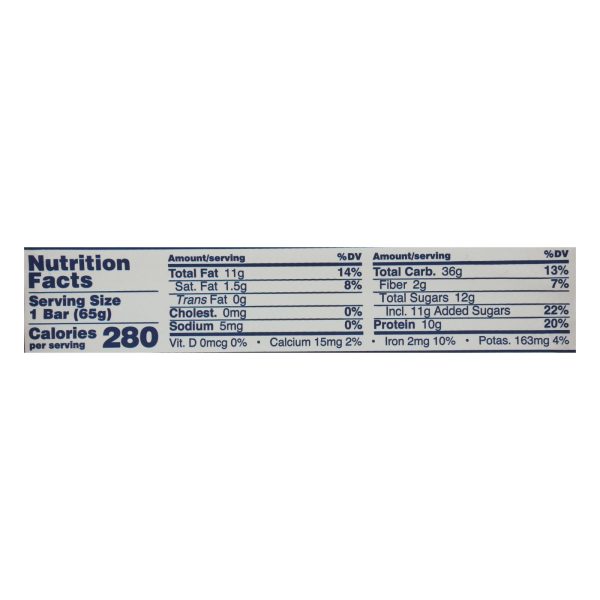 Gomacro Bar - Organic - Bberry - Cashew Butter - Case of 12 - 2.3 oz - Image 3