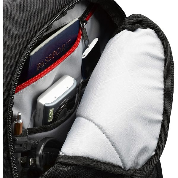 Case Logic DLBP-116 Carrying Case (Backpack) for 16" Apple Water Bottle, Notebook, Cell Phone, iPod, Accessories - Black - Image 2