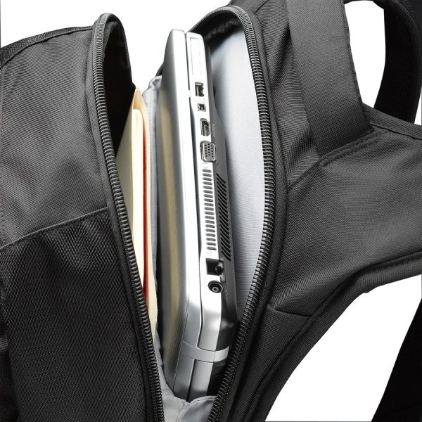 Case Logic DLBP-116 Carrying Case (Backpack) for 16" Apple Water Bottle, Notebook, Cell Phone, iPod, Accessories - Black - Image 3