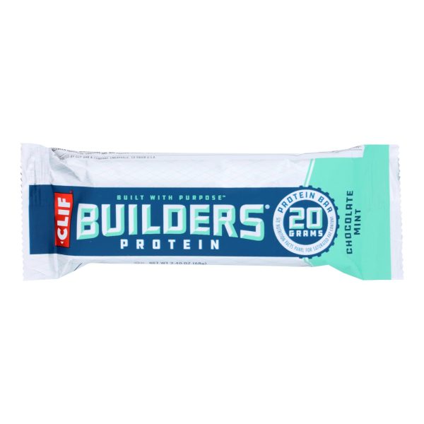 Clif Bar Builder Bar - Chocolate Mint - Case of 12 - 2.4 oz - Image 2