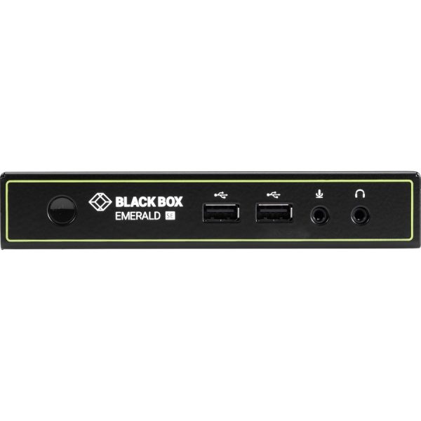 Black Box Emerald™ SE DVI KVM-over-IP Matrix Switch Receiver - Single Head, Full HD DVI, VUSB 2.0, Serial, Audio - Image 3