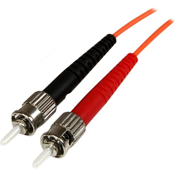 StarTech.com 1m Fiber Optic Cable - Multimode Duplex 50/125 - OFNP Plenum - LC/ST - OM2 - LC to ST Fiber Patch Cable - Image 4