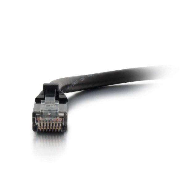 C2G 50ft Cat6a Unshielded Ethernet - Cat 6a Network Patch Cable - Black - Image 2
