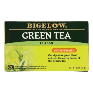 Bigelow Tea Decaf Green Tea - Case of 6 - 20 BAG