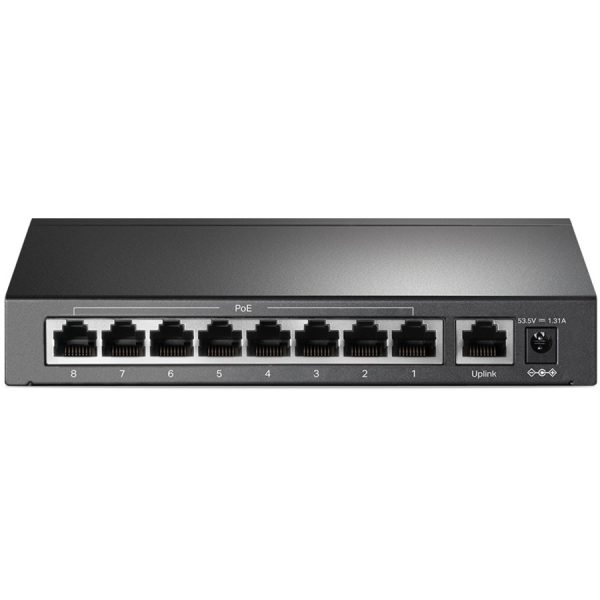 TP-Link TL-SF1009P - 9-Port 10/100Mbps Desktop Switch with 8-Port PoE+ - Image 3