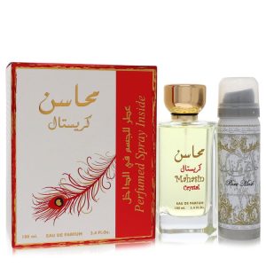 Lattafa Eau De Parfum Spray with 1.7 oz Deodorant Spray 3.4 oz for Women
