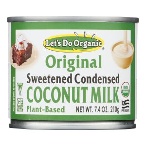 Let's Do Organic Organic Coconut Milk - Sweetened Condensed - Case of 6 - 7.4 fl oz
