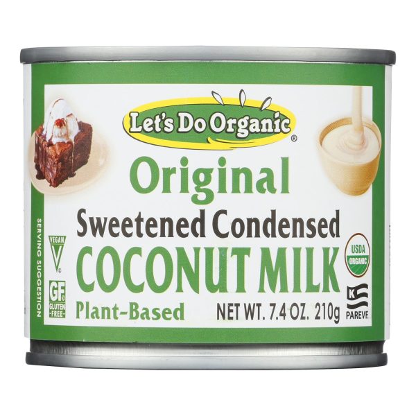 Let's Do Organic Organic Coconut Milk - Sweetened Condensed - Case of 6 - 7.4 fl oz