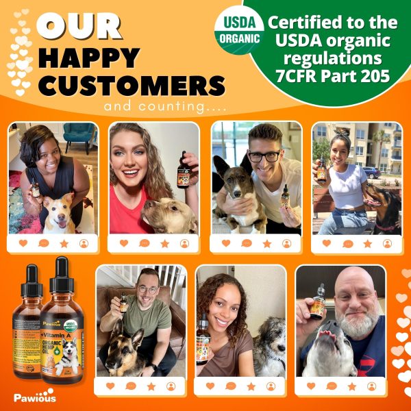 Hemp Oil for Dogs & Cats   Large 2oz Bottle Made in USA   Joint Pain and Anxiety Relief Arthritis Seizures   Calming Aid Supplement with Vitamins A C E and Omega 3 6 9 100% Organic Hemp - Image 2