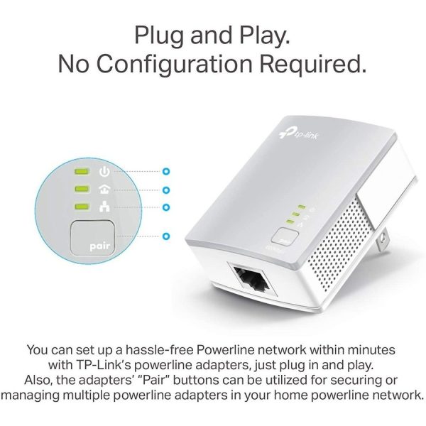 TP-LINK TL-PA4010KIT - AV600 Powerline Ethernet Adapter - Image 7