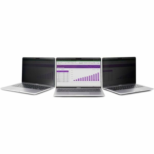 StarTech.com Laptop Privacy Screen for 15 inch MacBook Pro & Air - Magnetic Removable Security Filter - Blue Light Reducing - Matte/Glossy - Image 2