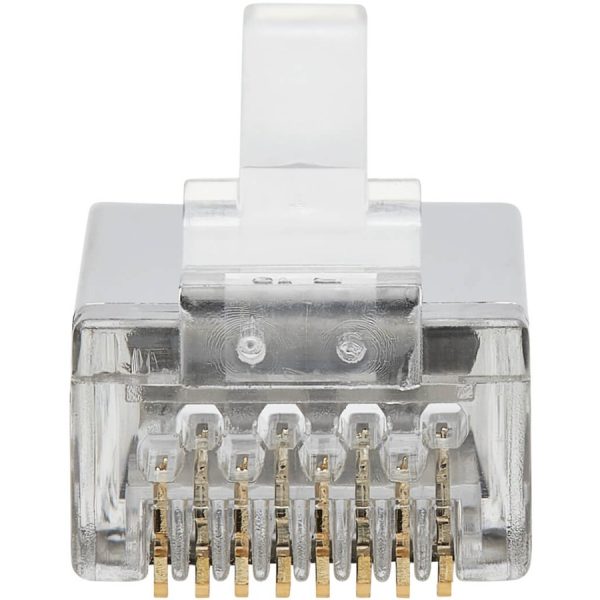 Eaton Tripp Lite Series Cat6 RJ45 Pass-Through FTP Modular Plug, 100 Pack, TAA - Image 4
