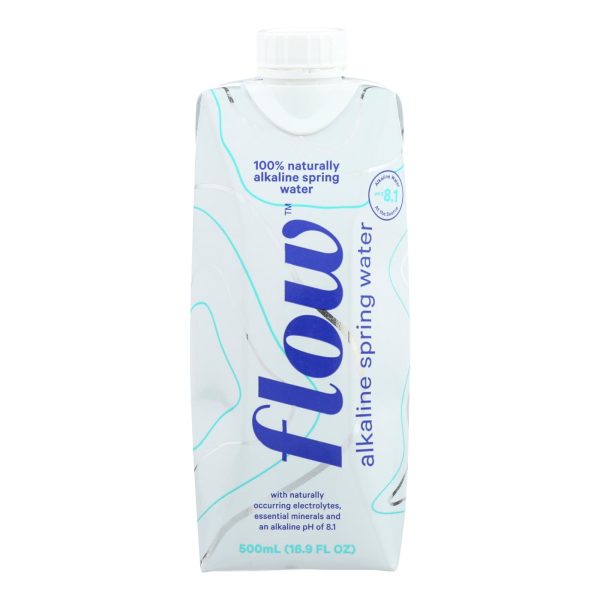 Flow Spring Water - Natural Alkaline - Case of 12 - 500 ML - Image 2