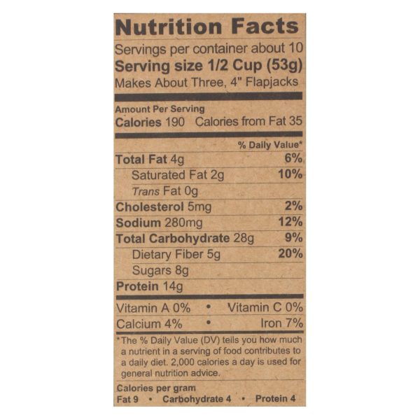 Kodiak Cakes Power Cakes Dark Chocolate Flapjack And Waffle Mix  - Case of 6 - 18 OZ - Image 3