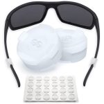Eyeglass Ear Grips   Glasses Ear Cushion   Silicone Glasses Ear Grip   Eyeglass Accessories Glasses Grip   Ear Grips Hooks for Glasses   12 Pairs (Clear)