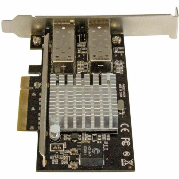 StarTech.com 10G Network Card - 2x 10G Open SFP+ Multimode LC Fiber Connector - Intel 82599 Chip - Gigabit Ethernet Card - Image 3