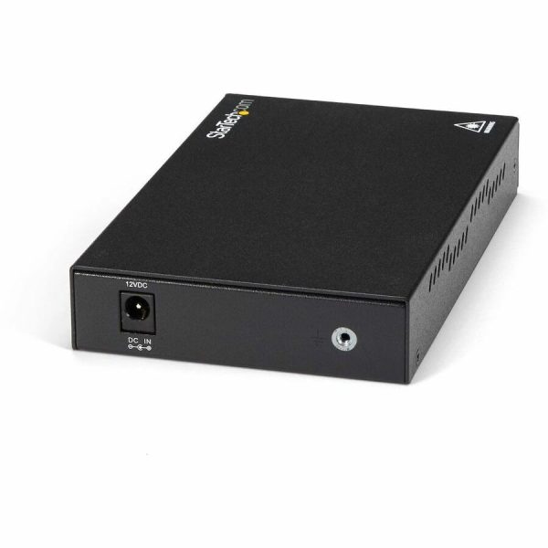 StarTech.com Gigabit Ethernet Copper-to-Fiber Media Converter - SM LC - 10 km - Ethernet Media Converter - GbE Converter - Image 8