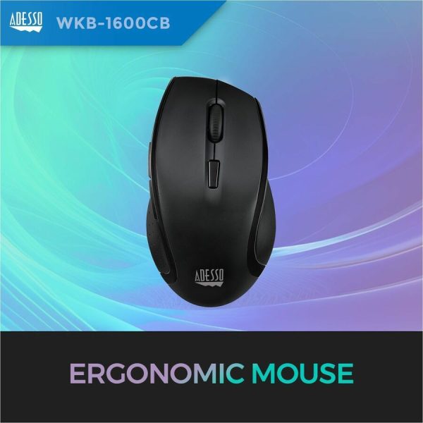 Adesso TruForm Wireless Ergonomic Keyboard And Optical Mouse - Image 6