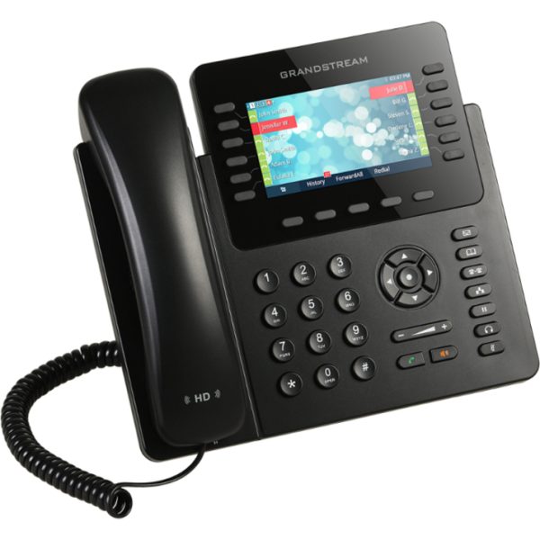 Grandstream GXP2170 IP Phone - Corded/Cordless - Corded - Bluetooth - Wall Mountable - Black - Image 3