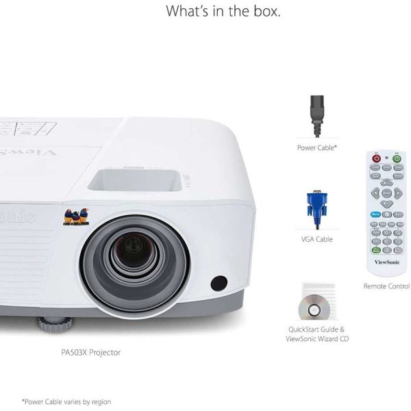 ViewSonic PA503X 4000 Lumens XGA High Brightness Projector Projector for Home and Office with HDMI Vertical Keystone - Image 10