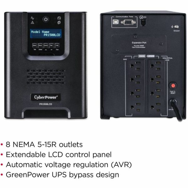 CyberPower PR1500LCD Smart App Sinewave UPS Systems - Image 2