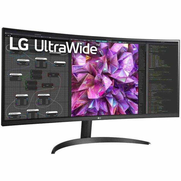 LG 34BQ60QC-B 34" Class UW-QHD Curved Screen LCD Monitor - 21:9 - Image 3