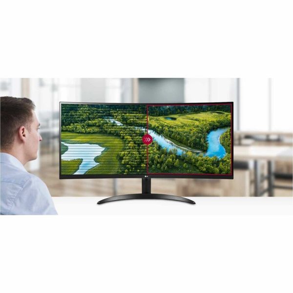 LG 34BQ60QC-B 34" Class UW-QHD Curved Screen LCD Monitor - 21:9 - Image 5
